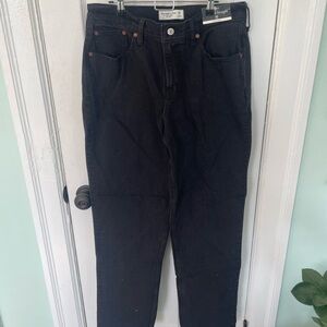 Abercrombie & Fitch Dark Denim '90s Straight Jeans NWT 30 long